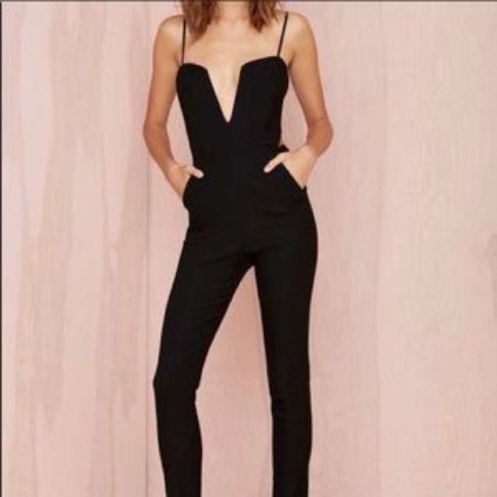Nasty Gal Midnight Jumpsuit NWT